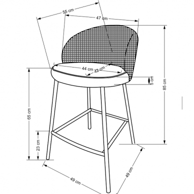 Baro kėdė H-113 10