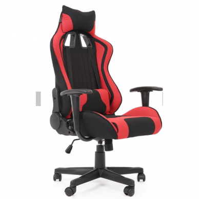 Darbo kėdė CAYMAN  raudona-juoda 6