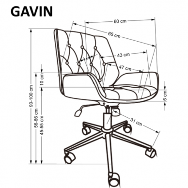 Darbo kėdė GAVIN 5
