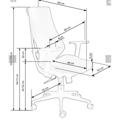 Darbo kėdė RUBIO 8
