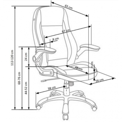 Darbo kėdė  SATURN 8