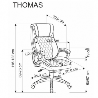 Darbo kėdė  THOMAS 9