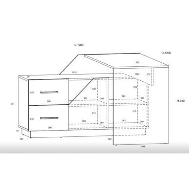 Darbo stalas PAX-02 5