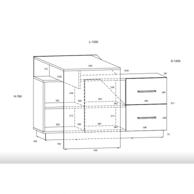 Darbo stalas PAX-03 5