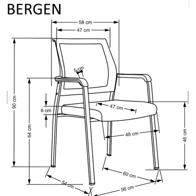 Kėdė BERGEN 5