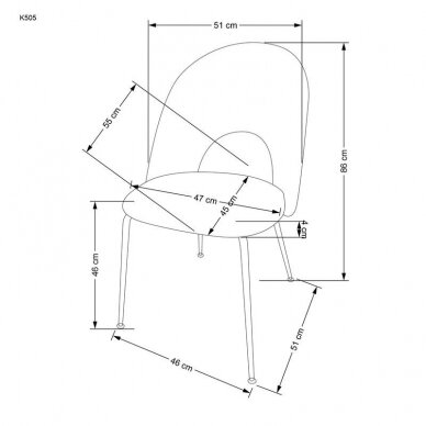 Kėdė K505 4