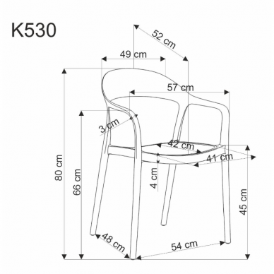 Kėdė K530 3