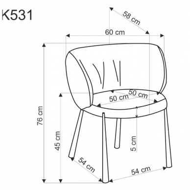 Kėdė K531 9
