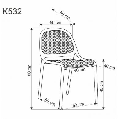 Kėdė K532 3