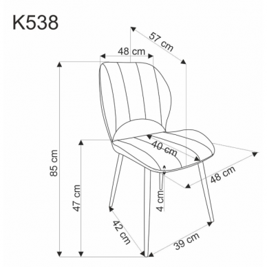 Kėdė K538 8