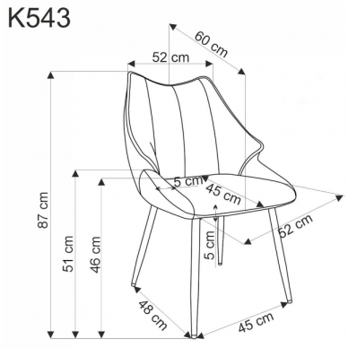 Kėdė K543 9