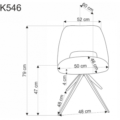 Kėdė K546 10