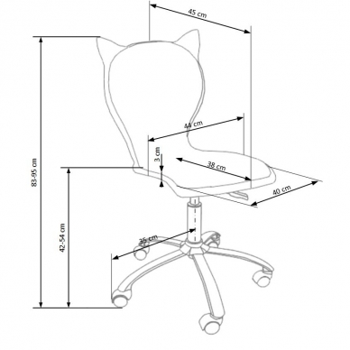 Kėdė KITTY II 1
