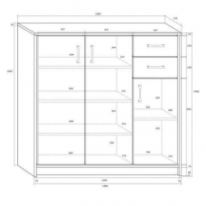 Komoda K2-3D-2S