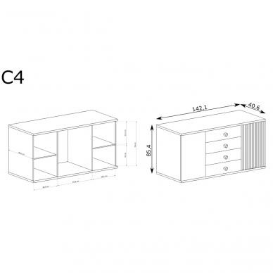 Komoda Cali [C-4] 2