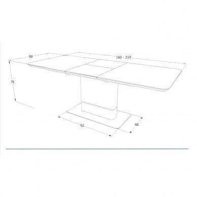 Stalas SPAL ceramic 3