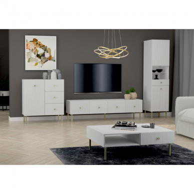 TV staliukas Viena White 3